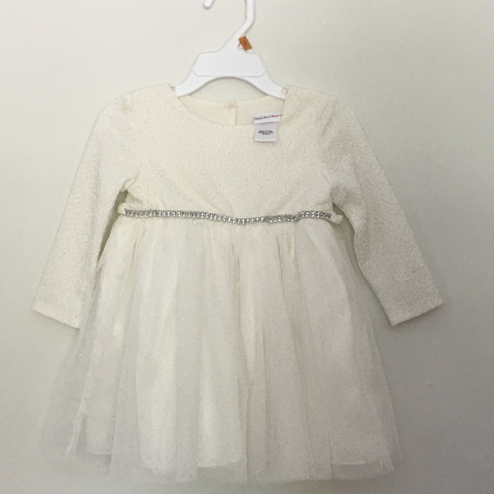 A white dress that is not used